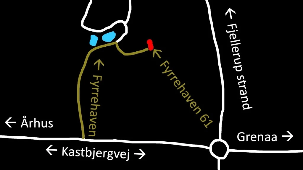 Fyrrehaven 61 - Vejvisning